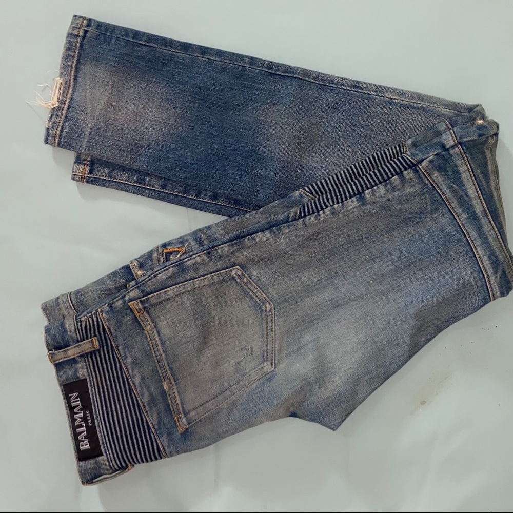Balmain Biker Jeans